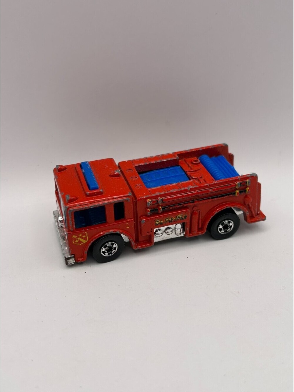 Hot Wheels Fire-Eater Diecast Fire Truck 1:64 Scale Red Metal 1970s base
